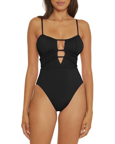 Becca Color Code Santorini One-piece Swimsuit - Black