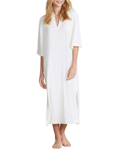 Barefoot Dreams Cozy Terry Caftan - White