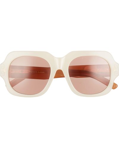 Pared Eyewear 51.5mm Square Sunglasses - Pink