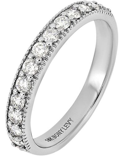 Bony Levy Audrey 18k Gold Diamond Band Ring - White