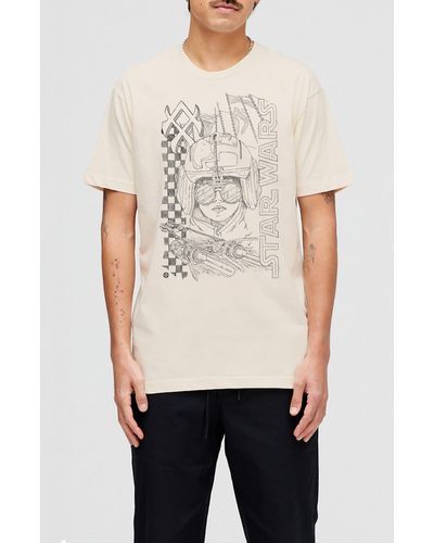 Stance Anakin Cotton Graphic T-shirt - Natural