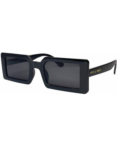Fifth & Ninth Berlin 63mm Rectangle Sunglasses - Black