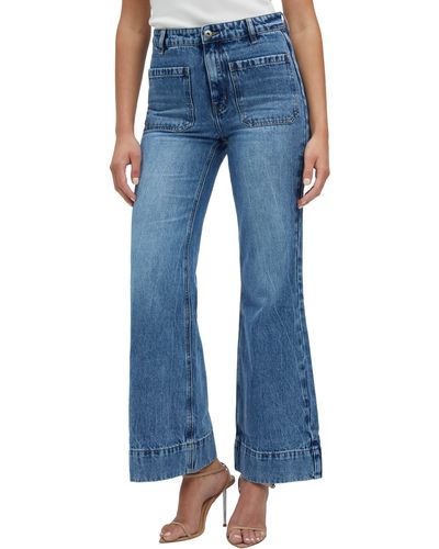 Bardot Lincoln Flare Jeans - Blue