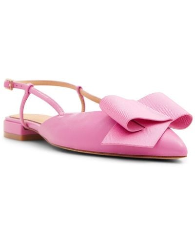 Ted Baker Emma Bow Slingback Pointed Toe Flat - Pink