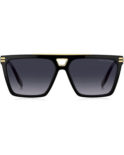 Marc Jacobs 58mm Gradient Square Sunglasses - Blue