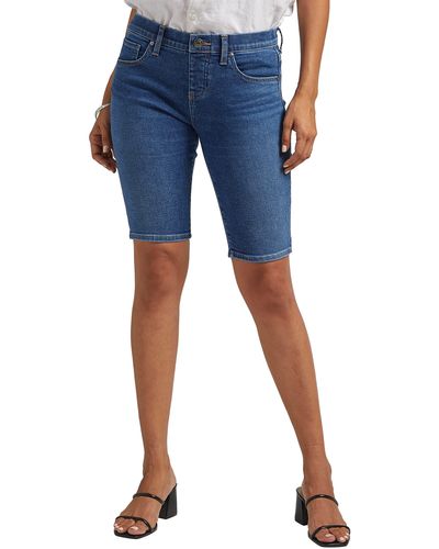 Jag Jeans Maya Bermuda Denim Pull-on Denim Shorts - Blue