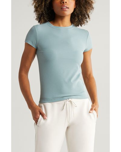 Zella Go-to Rib T-shirt - Blue