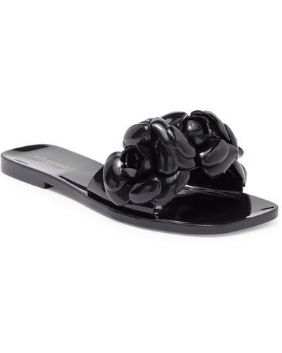 Jeffrey Campbell Floralee Slide Sandal - Black