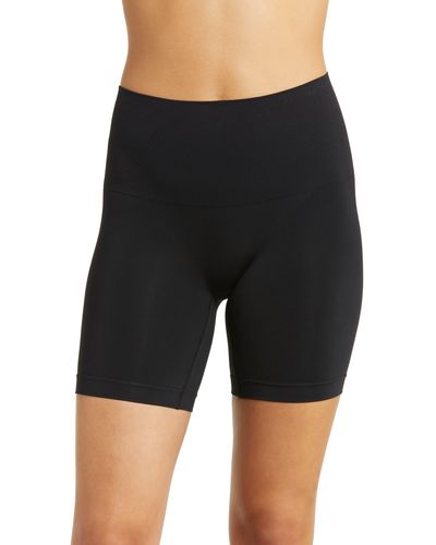 Chantelle Smooth Comfort Mid Length Bike Shorts - Black