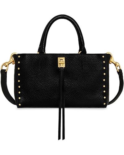Rebecca Minkoff Darren Leather Top Handle Bag - Black