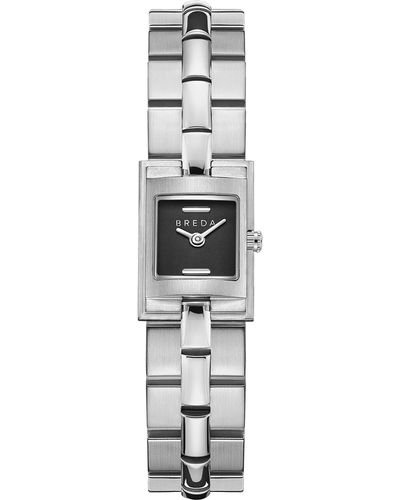Breda Relic Square Bracelet Watch - Gray