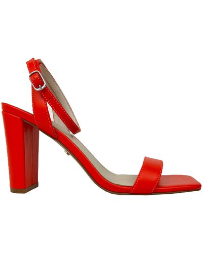 Yosi Samra Hailey Ankle Strap Sandal - Red