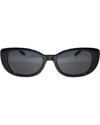 Fifth & Ninth Dolly 68mm Oversize Polarized Oval Sunglasses - Black
