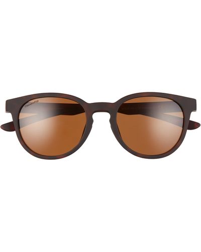 Smith Eastbank 52mm Chromapoptm Polarized Round Sunglasses - Brown