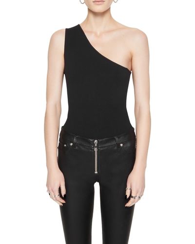 Rebecca Minkoff Bonnie One-shoulder Bodysuit - Black