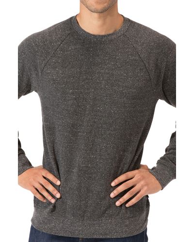 Threads For Thought Raglan Sweatshirt - Gray