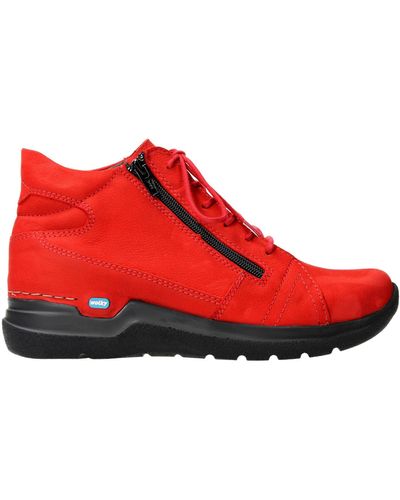Wolky Why Water Resistant Sneaker - Red