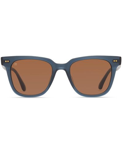 TOMS Memphis 301 51mm Square Sunglasses - Brown