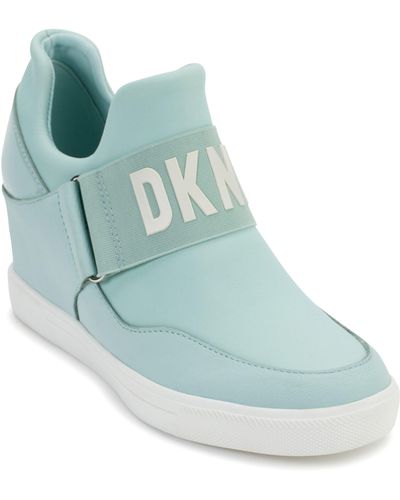 DKNY Cosmos Wedge Sneaker - Blue