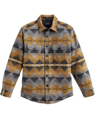 Pendleton Quilted Wool Shirt Jacket - Multicolor