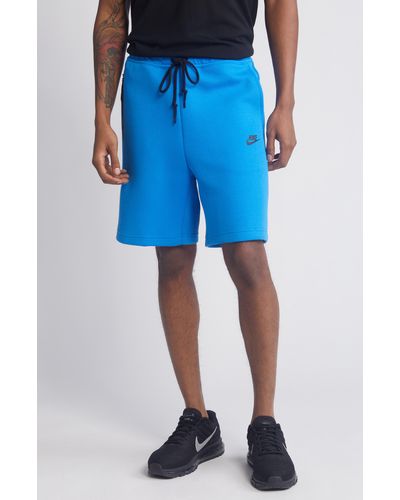 Nike Tech Fleece Sweat Shorts - Blue