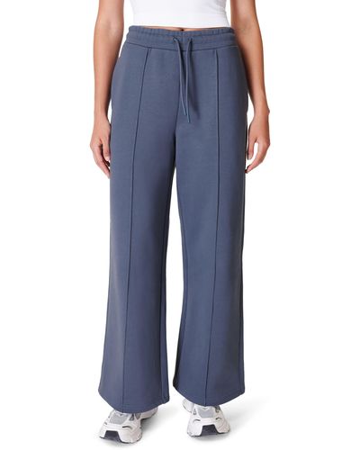Sweaty Betty The Elevated Drawstring Track Pants - Blue