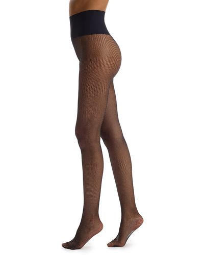 Commando Twinkle Fishnet Tights - Brown