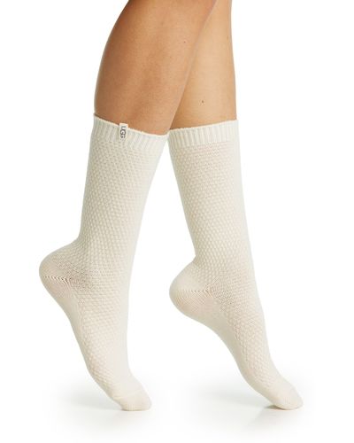 UGG ugg(r) Classic Boot Socks - White