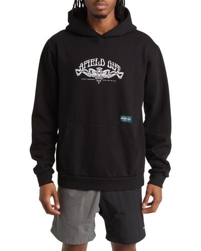 Afield Out Awake Graphic Hoodie - Black