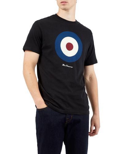 Ben Sherman Signature Target Logo Graphic T-shirt - Black