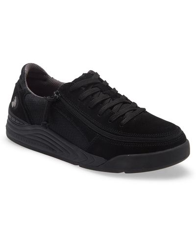 BILLY Footwear Comfort Classic Zip Around Low Top Sneaker - Black