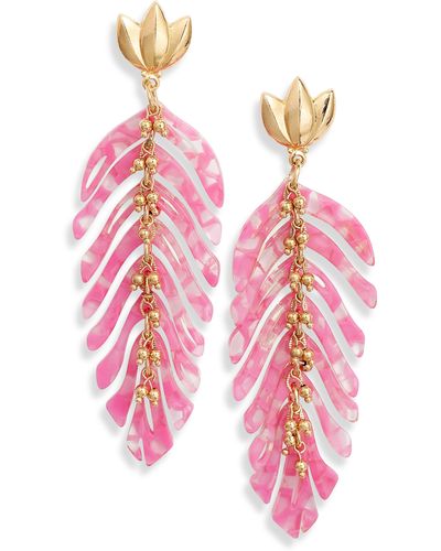 Gas Bijoux Cavallo Drop Earrings - Pink