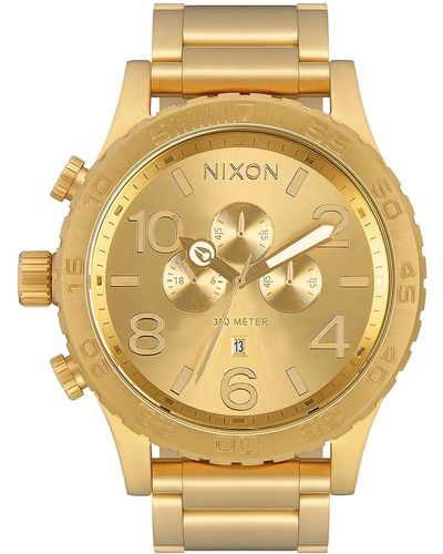 Nixon 51-30 Chronograph Bracelet Watch - Metallic