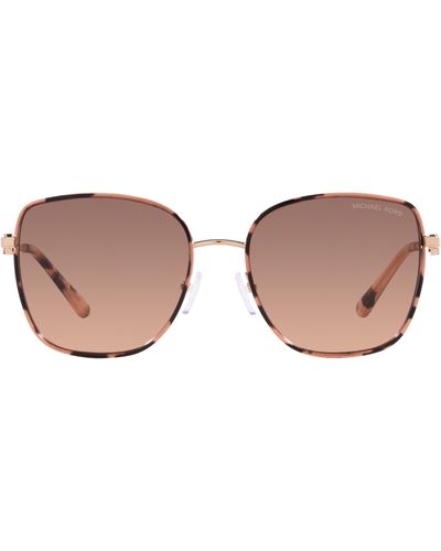 Michael Kors Empire 56mm Gradient Square Sunglasses - Pink