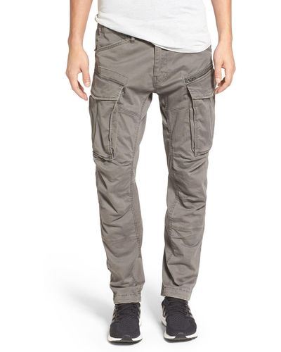 G-Star RAW Rovik Tapered Fit Cargo Pants - Gray
