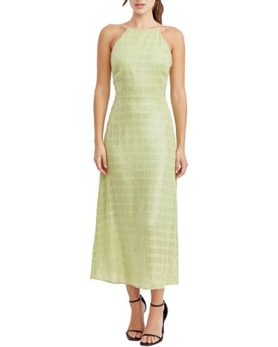Adelyn Rae Sequin Sleeveless Maxi Dress - Green