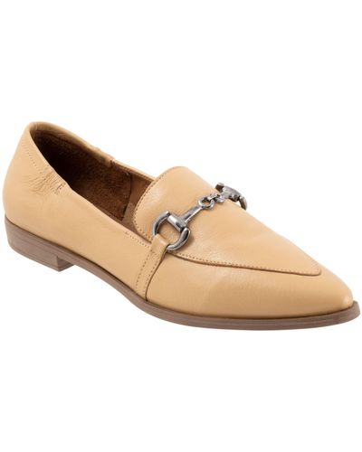 BUENO Bowie Pointed Toe Bit Loafer - Natural