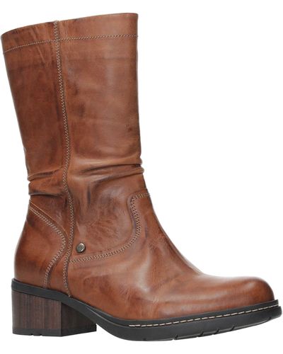 Wolky Red Deer Water Resistant Bootie - Brown