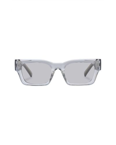 Le Specs Shmood 52mm Rectangular Sunglasses - Gray