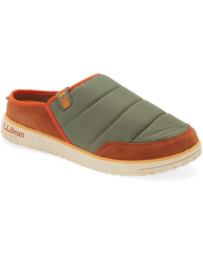 L.L. Bean Mountain Classic Quilted Indoor/outdoor Slipper - Green