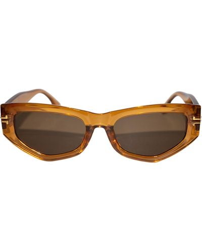 Fifth & Ninth Wren 52mm Polarized Geometric Sunglasses - Brown
