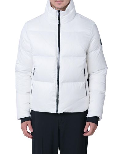 The Recycled Planet Company Revo Waterproof Recycled Down Puffer Jacket - White