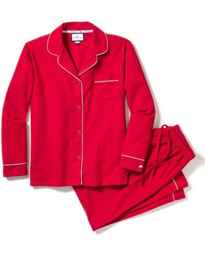 Petite Plume Flannel Pajamas At Nordstrom - Red