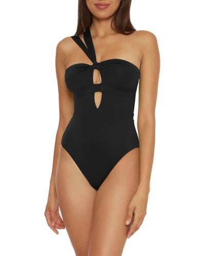 Becca Color Code Cutout One-piece Swimsuit - Black