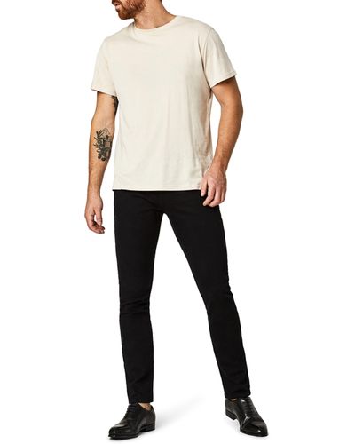 Mavi Jake Regular-rise Tapered Slim Fit Jeans - Black