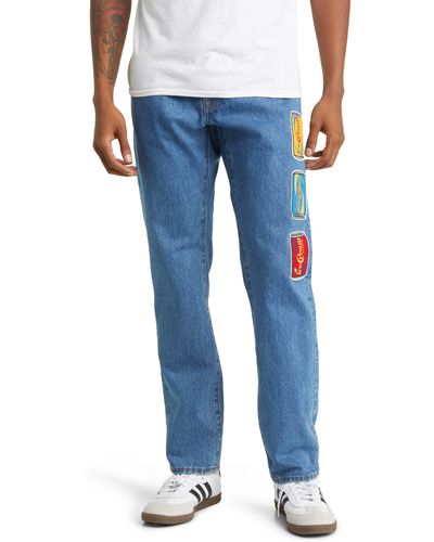ICECREAM Fountain Patchwork Nonstretch Jeans - Blue