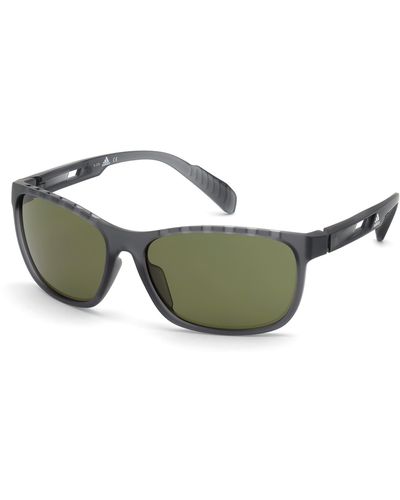 adidas Kolor Up 62mm Square Sunglasses - Green