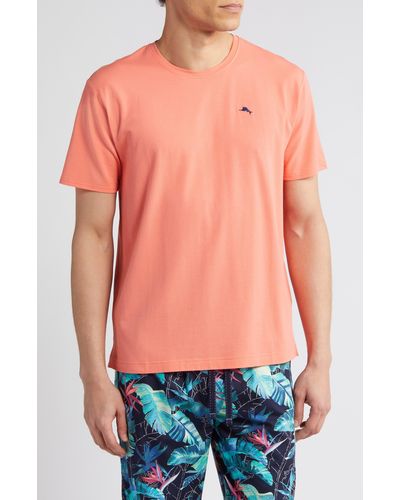 Tommy Bahama Cotton Blend Pajama T-shirt - Orange