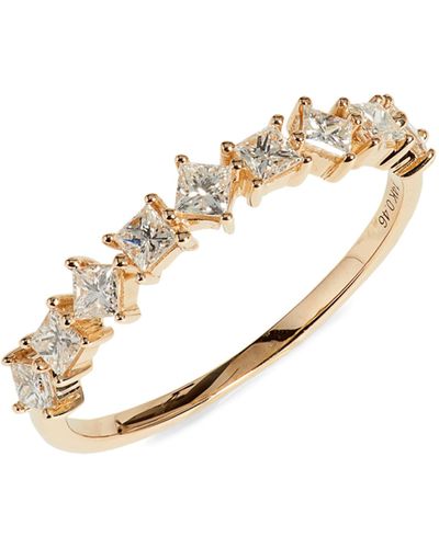 Dana Rebecca Millie Ryan Princess Diamond Ring - White