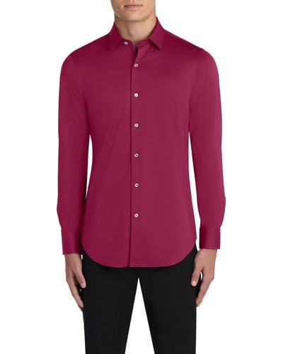 Bugatchi James Ooohcotton® Button-up Shirt - Red